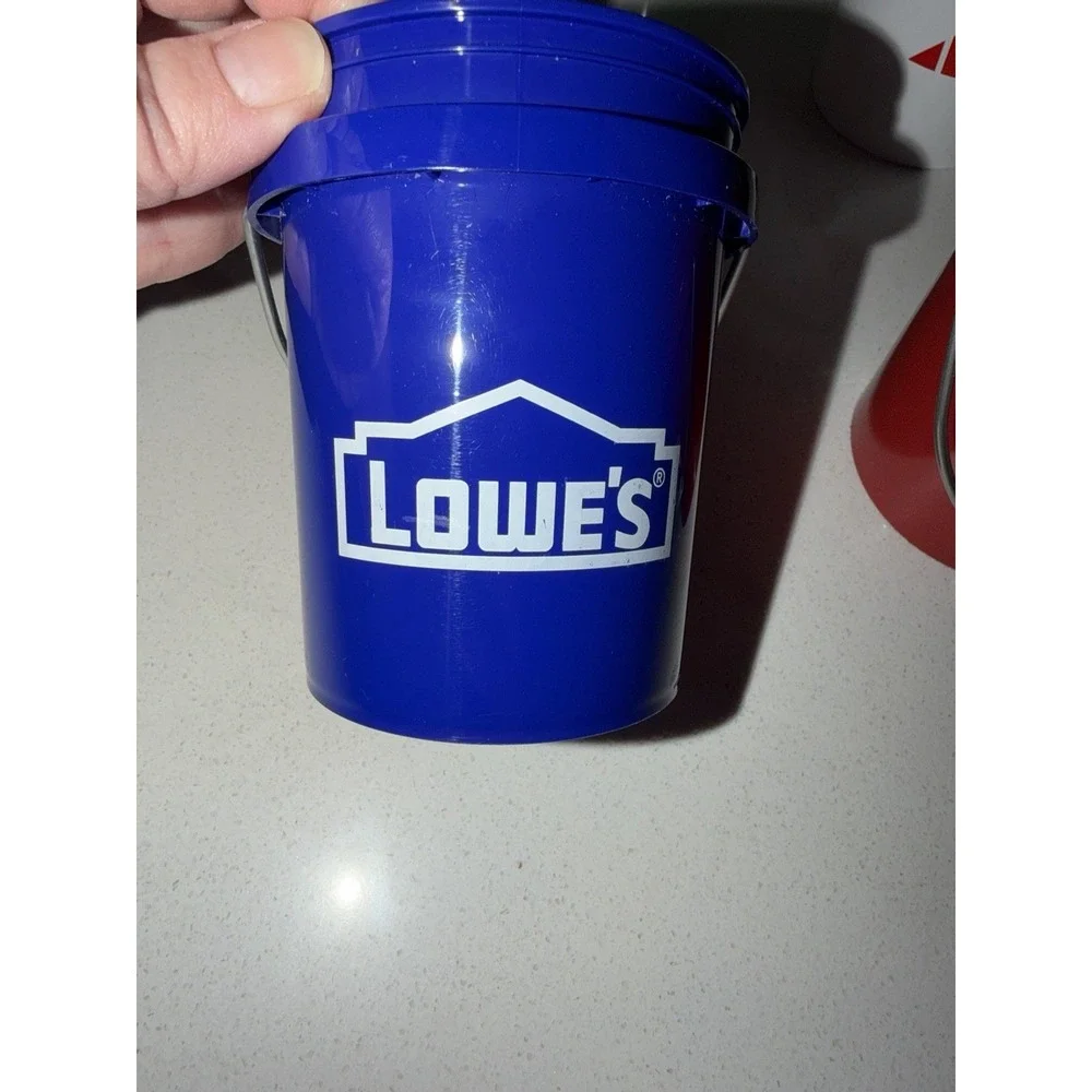 Lowe's Menards Ace Tractor Sup Target MINI BUCKET MINI BASKET TEENY TOTE SET New
